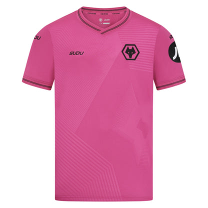 2025-2026 Wolves Goalkeeper Away Shirt (Pink) - Kids_2