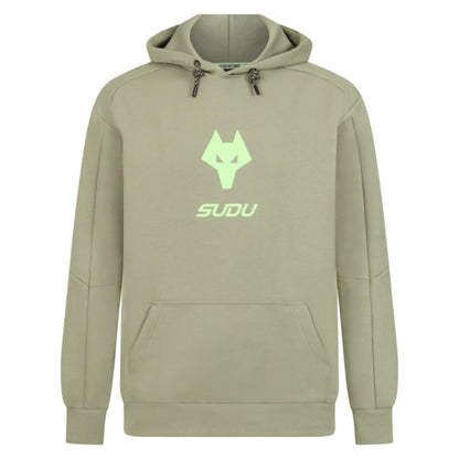 2025-2026 Wolves Players Travel Hoodie (Khaki)_2