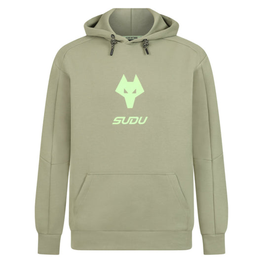 2025-2026 Wolves Players Travel Hoodie (Khaki)_2