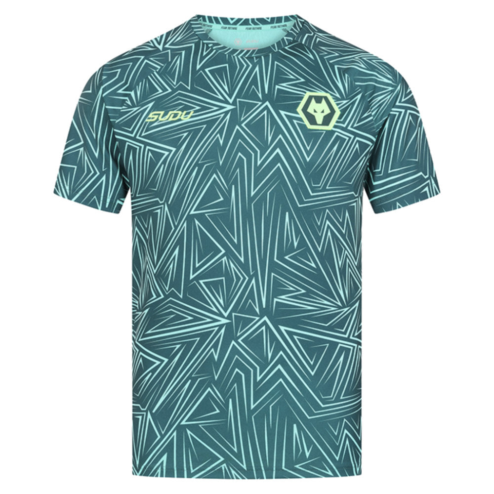 2025-2026 Wolves Away Pre-Match Shirt (Dark Green)_2