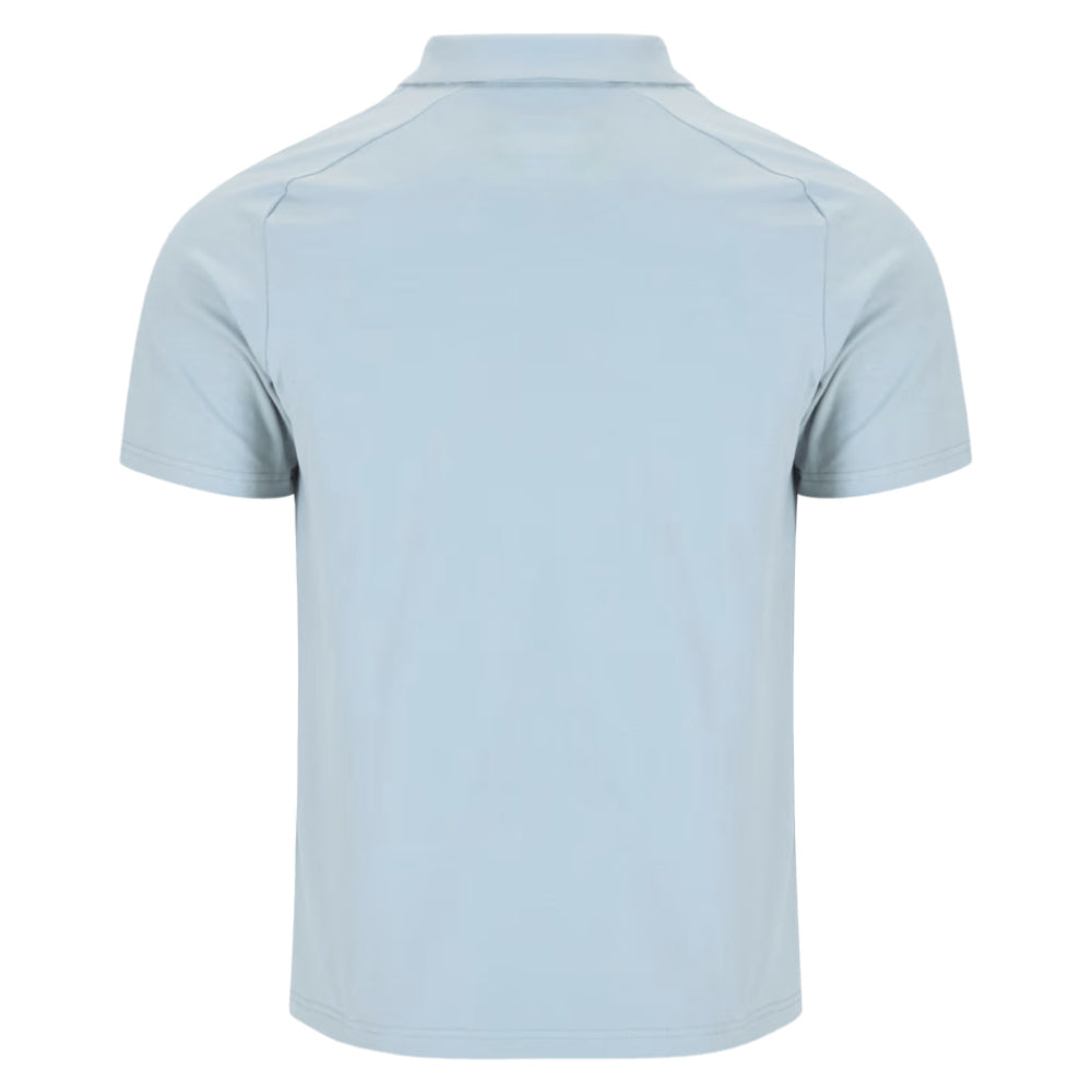 2025-2026 Leinster Rugby Short Sleeve Travel Polo Shirt (Grey Marl)_2