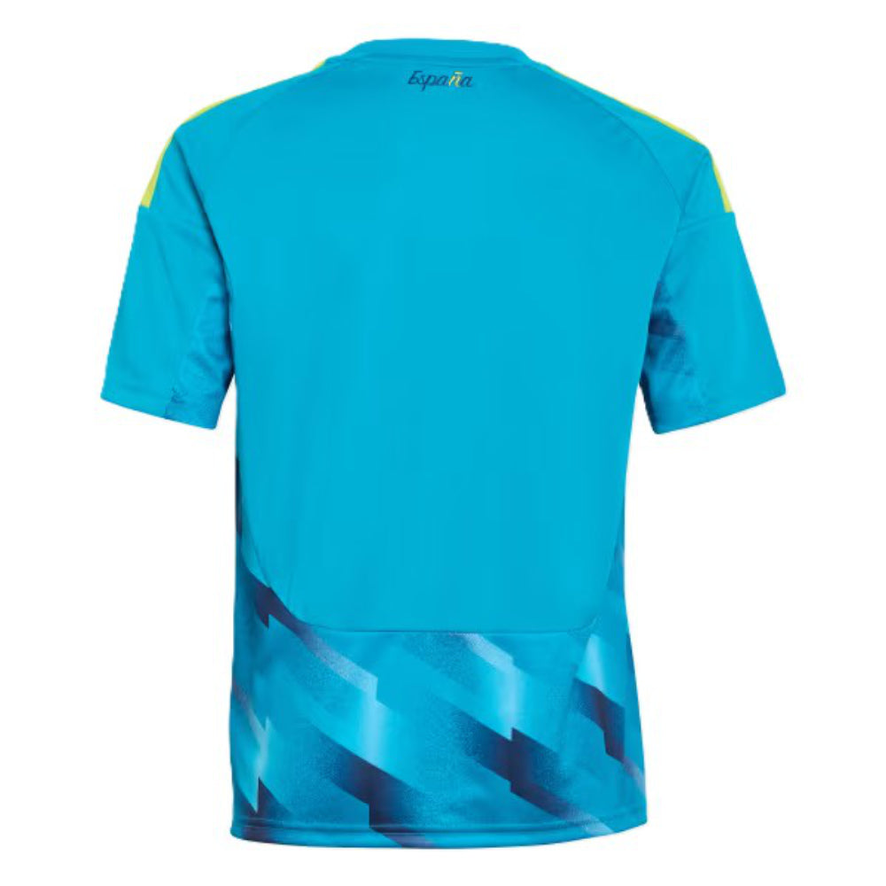 2026-2027 Spain Home Goalkeeper Shirt (Aqua) - Kids_1