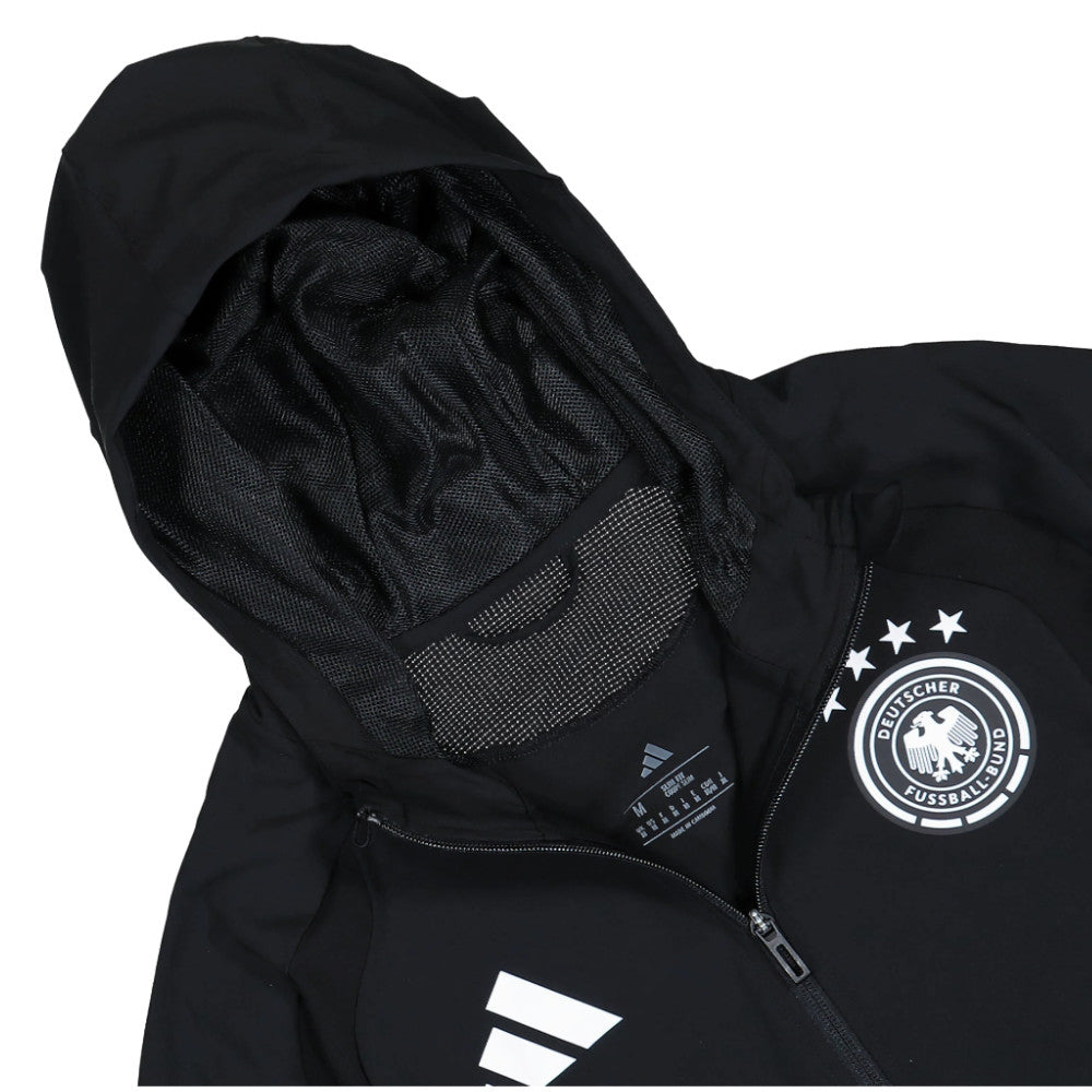 2026-2027 Germany Tiro Travel Full Zip Windbreaker (Black)_3