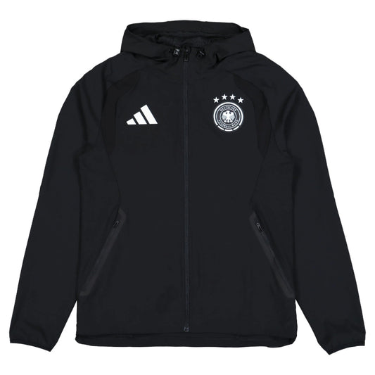 2026-2027 Germany Tiro Travel Full Zip Windbreaker (Black)_3