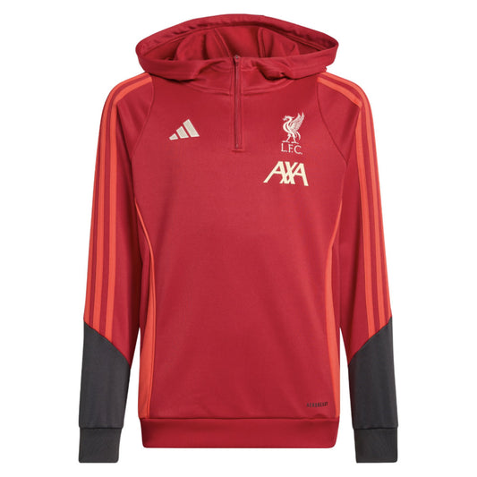 2025-2026 Liverpool Training Hoody (Strawberry Red) - Kids_2