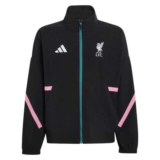 2025-2026 Liverpool Anthem Jacket (Black) - Kids_2