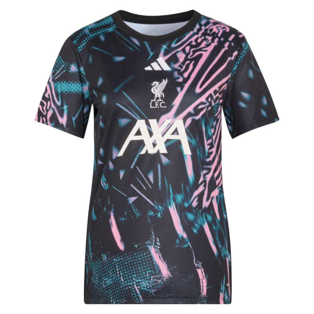 2025-2026 Liverpool Pre Match Shirt (Black) - Womens_1