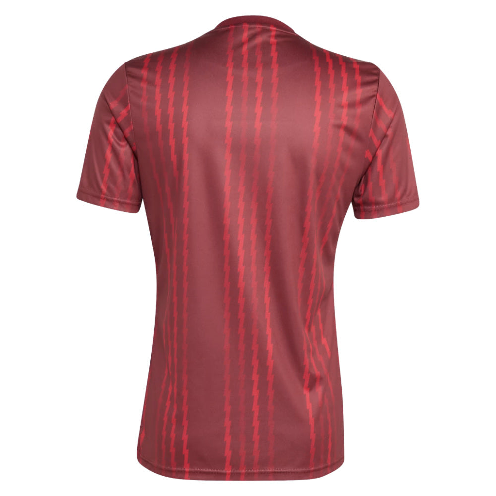 2025-2026 Arsenal Pre-Match Warm Up Shirt (Burgundy)_2