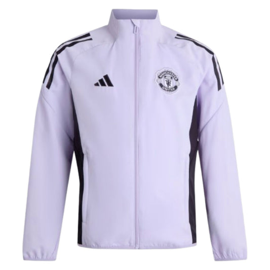 2025-2026 Man Utd Presentation Jacket (Purple Tint) - Kids_1