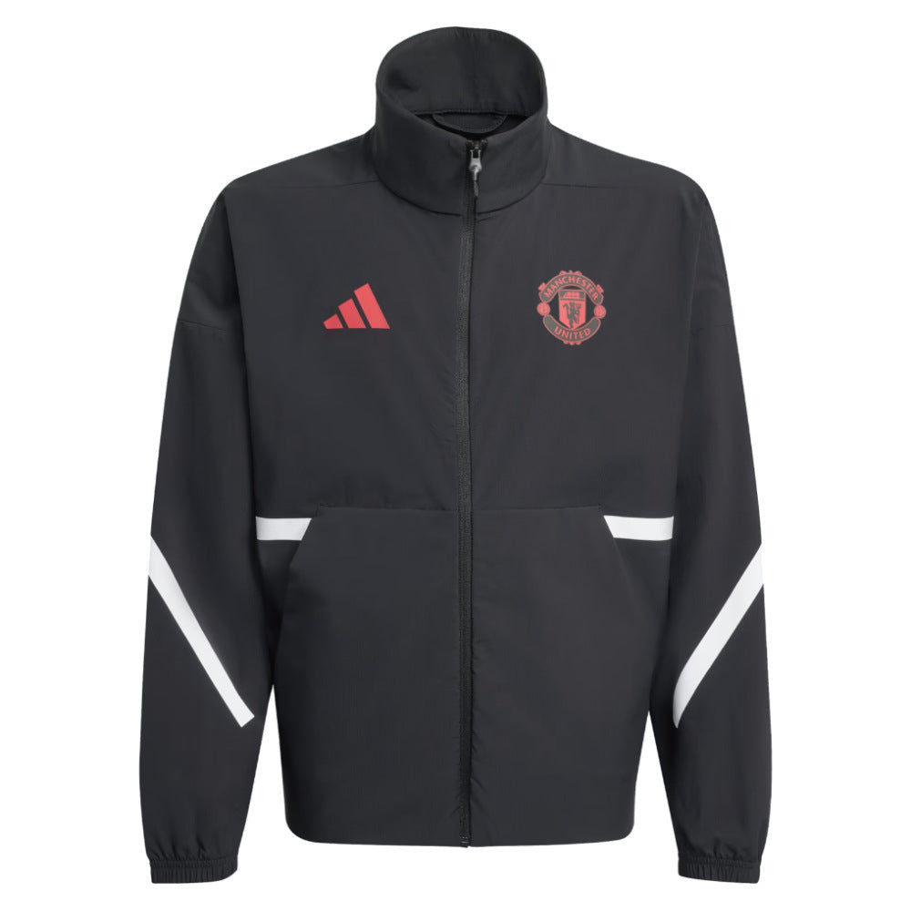 2025-2026 Man Utd Anthem Jacket (Black) - Kids_2