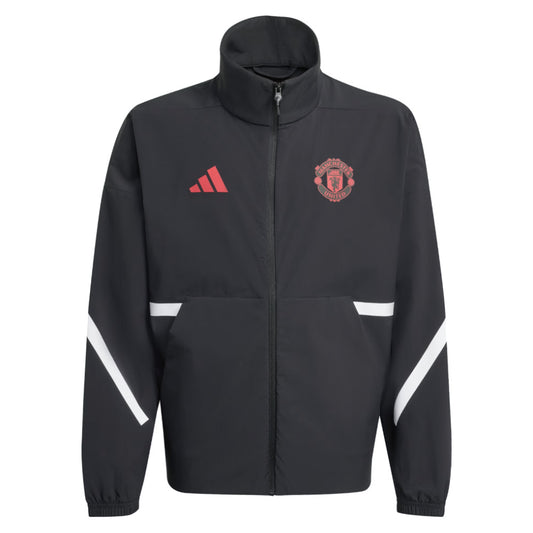 2025-2026 Man Utd Anthem Jacket (Black) - Kids_2