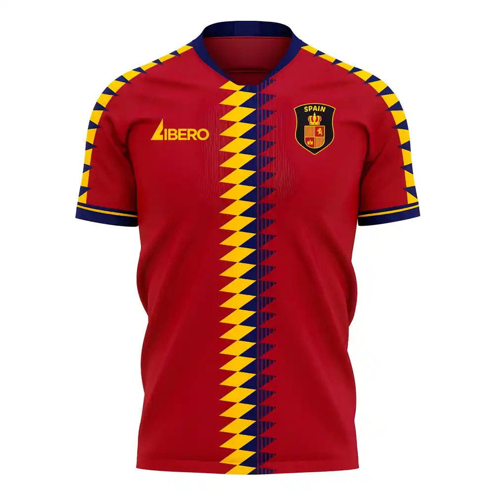 Spain 2025-2026 Home Concept Football Kit (Libero)_0
