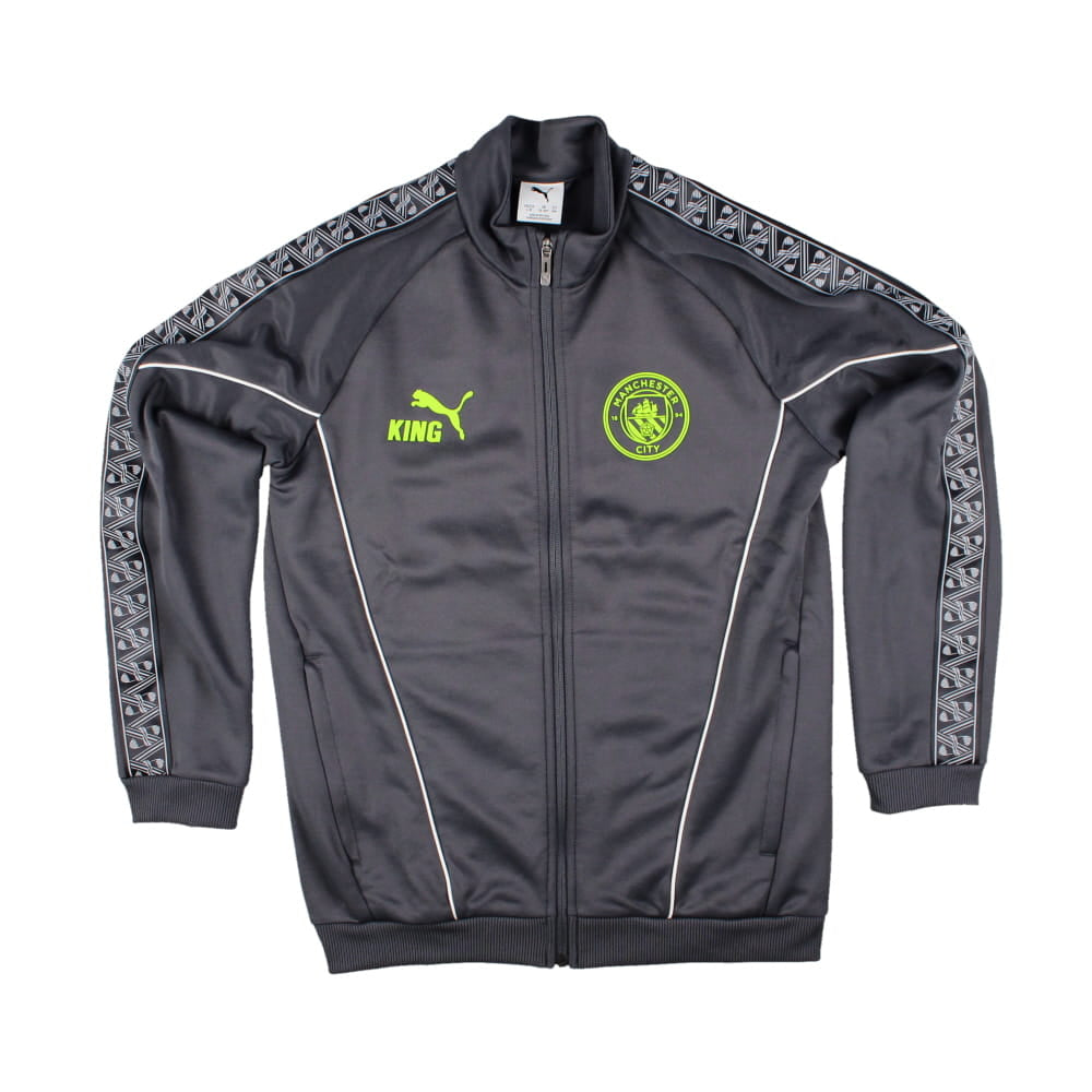 2025-2026 Man City KING Anthem Jacket (Grey) - Kids_1