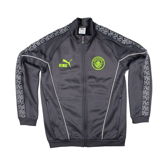 2025-2026 Man City KING Anthem Jacket (Grey) - Kids_1