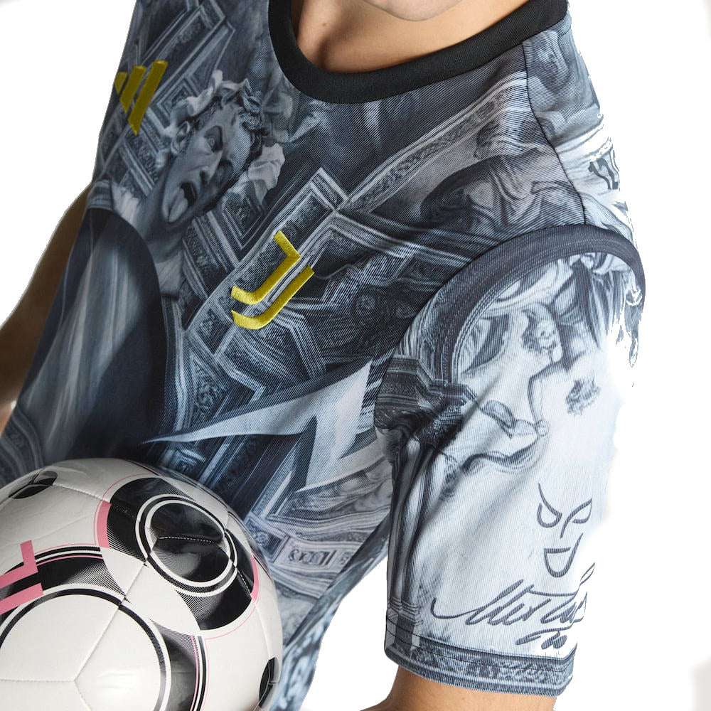 2026 Juventus Pre-Match Shirt (Black)_4