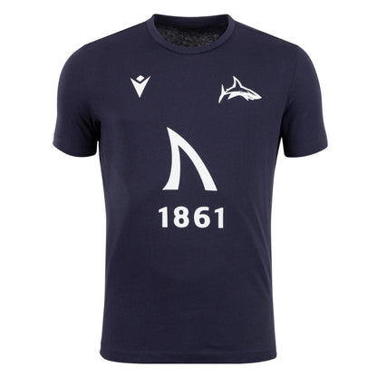 2025-2026 Sale Sharks Travel Shirt (Navy)_0