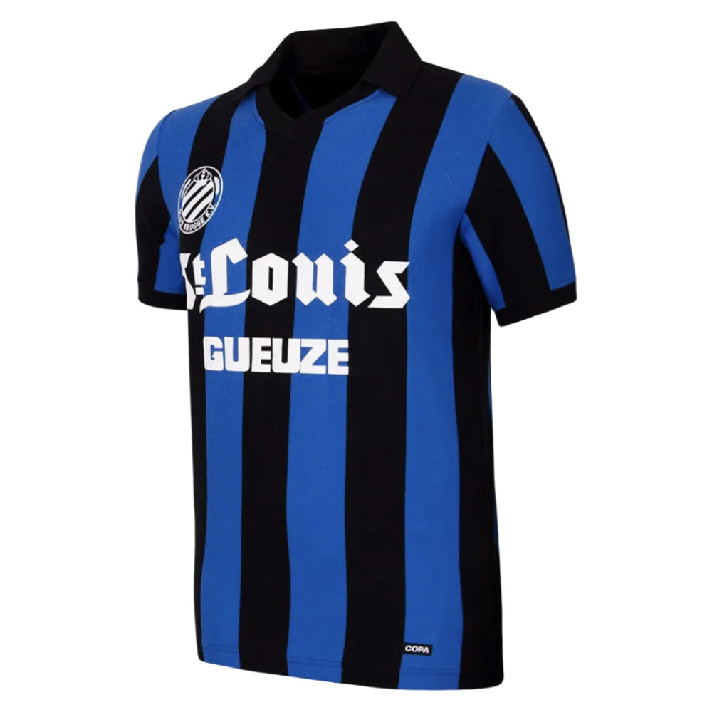 1981-1982 Club Brugge Retro Football Shirt_0