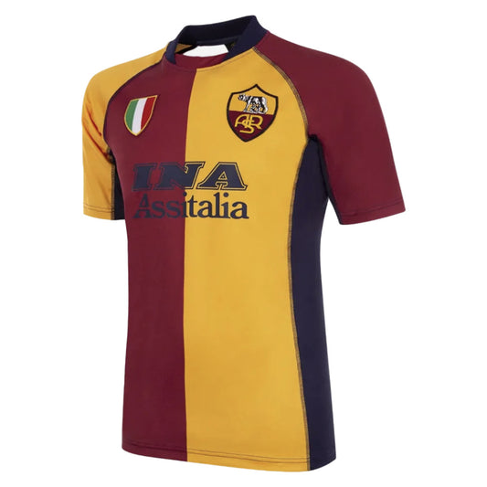 2001-2002 Roma European Retro Football Shirt_0