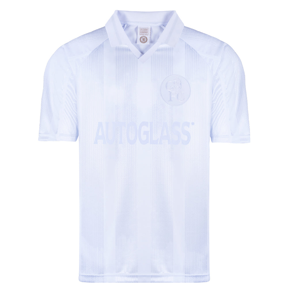 Chelsea 1998 Blank Out Retro Football Shirt (White)_0
