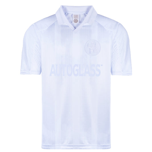 Chelsea 1998 Blank Out Retro Football Shirt (White)_0