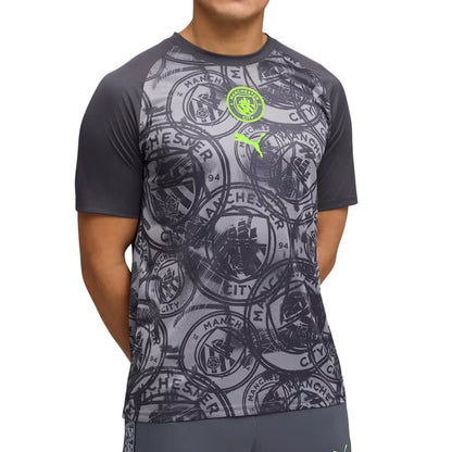 2026 Man City Warm Up Jersey (Gray)_0