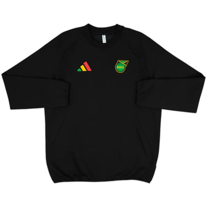 2026-2027 Jamaica Tiro Travel Crew Sweat (Black)_0