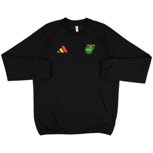 2026-2027 Jamaica Tiro Travel Crew Sweat (Black)_0