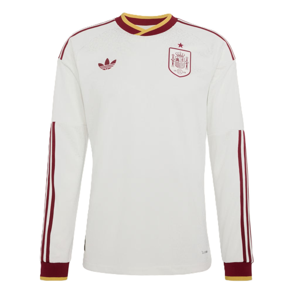 2026-2027 Spain Authentic Long Sleeves Away Shirt_0