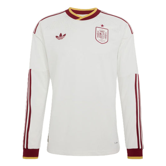 2026-2027 Spain Authentic Long Sleeves Away Shirt_0