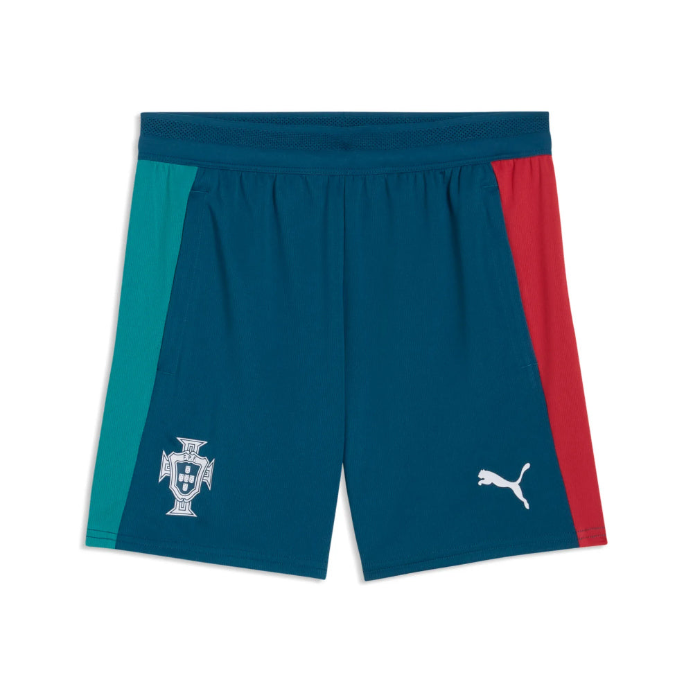 2026-2027 Portugal Training Shorts with pockets (Ocean Tropic) - Kids_0