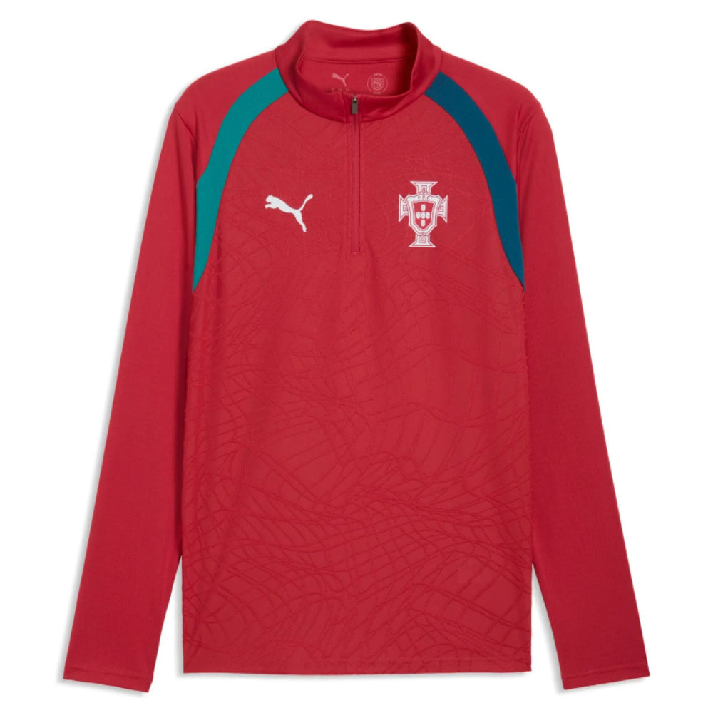 2026-2027 Portugal Training 1/4 Zip Top (Red)_0