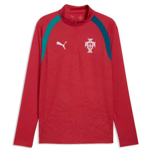 2026-2027 Portugal Training 1/4 Zip Top (Red)_0