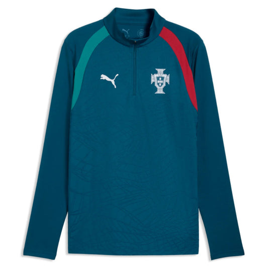 2026-2027 Portugal Training 1/4 Zip Top (Ocean Tropic)_0