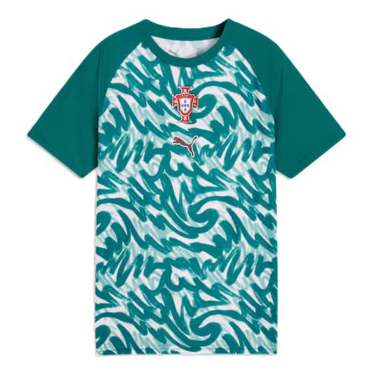 2026-2027 Portugal Warm Up Jersey (Green) - Kids_0
