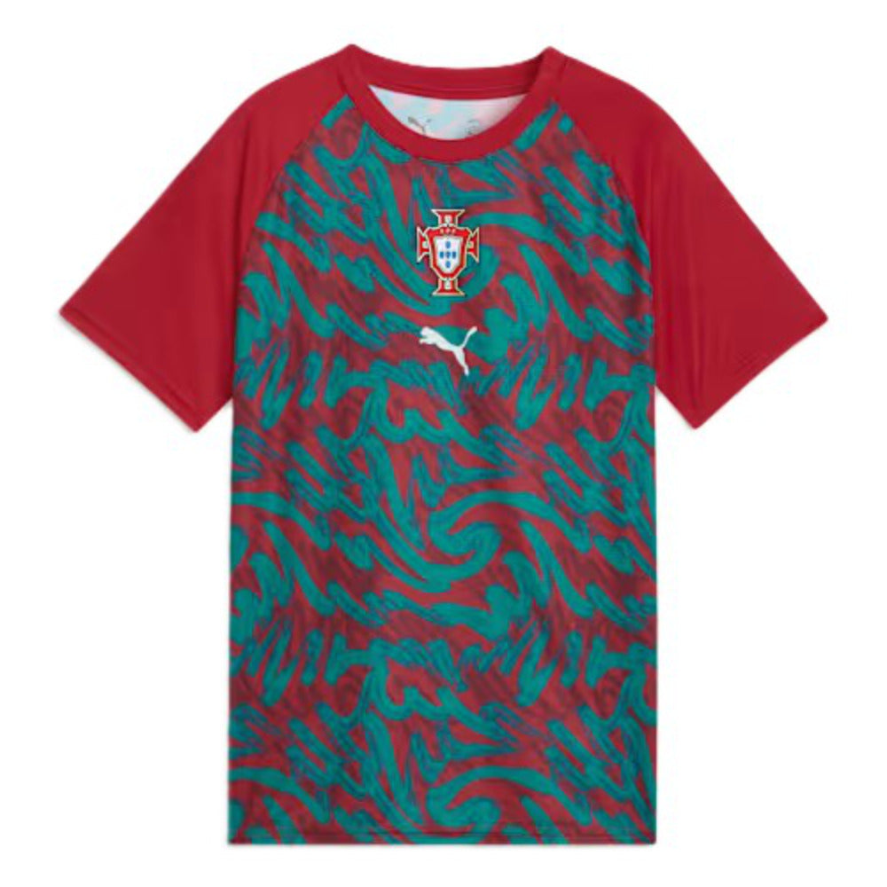 2026-2027 Portugal Warm Up Jersey (Red) - Kids_0