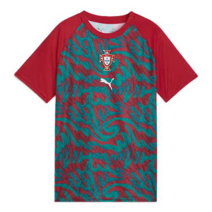 2026-2027 Portugal Warm Up Jersey (Red) - Kids_0