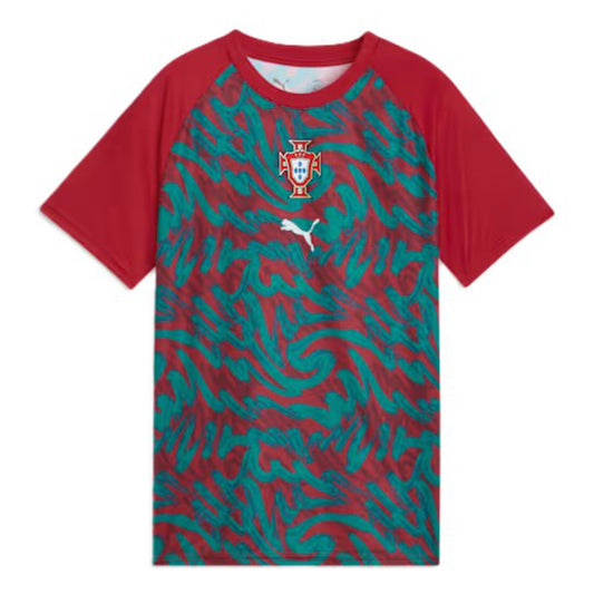 2026-2027 Portugal Warm Up Jersey (Red) - Kids_0