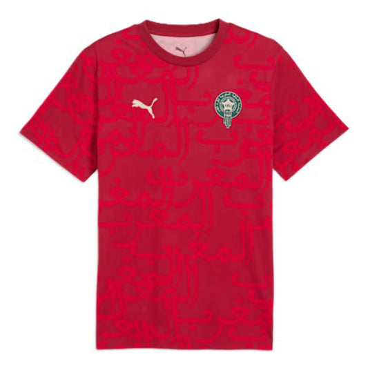 2026-2027 Morocco FtblCulture Tee AOP (Dark Crimson)_0