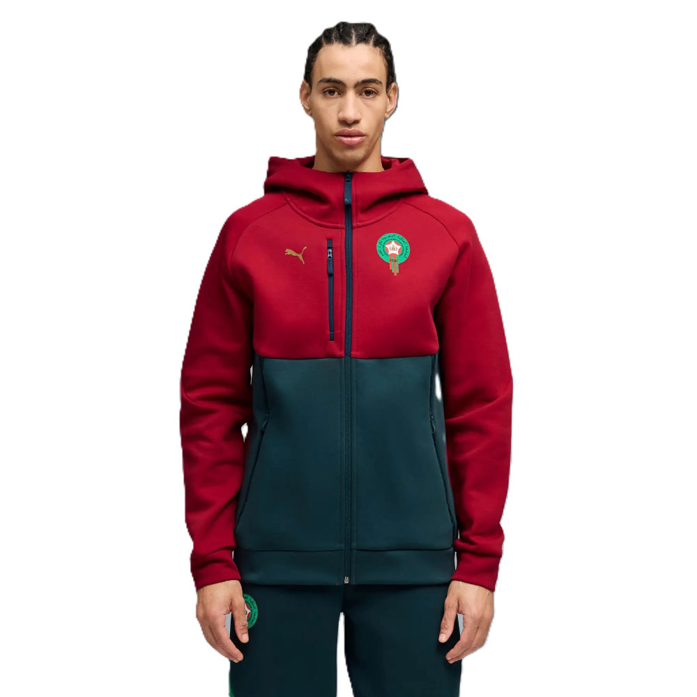 2026-2027 Morocco PumaTECH FZ Hoody (Dark Crimson)_1