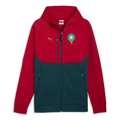 2026-2027 Morocco PumaTECH FZ Hoody (Dark Crimson)_0