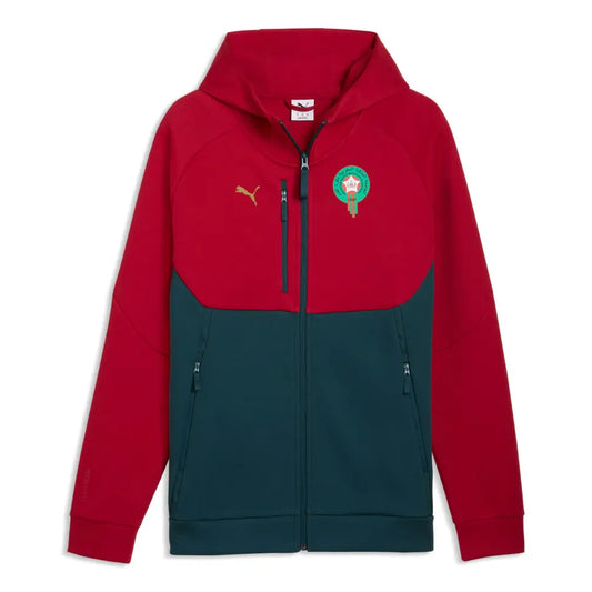 2026-2027 Morocco PumaTECH FZ Hoody (Dark Crimson)_0