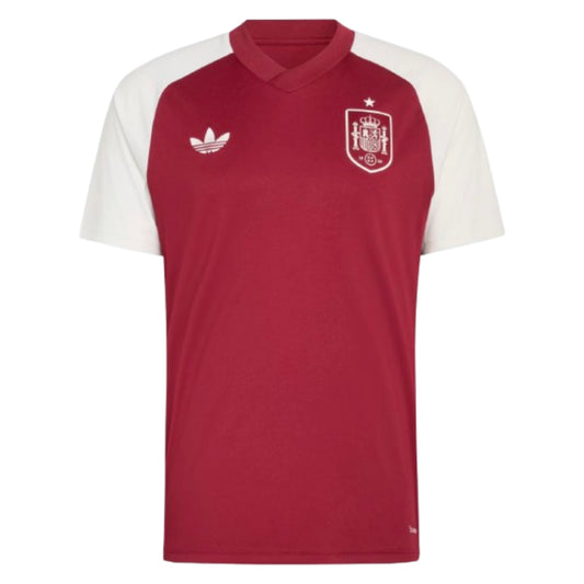 2026-2027 Spain Away Pre-Match Shirt (Burgundy)_0
