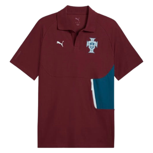 2026-2027 Portugal PumaTECH Polo Shirt (Ruby)_0