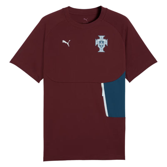 2026-2027 Portugal PumaTECH Pocket Tee (Ruby)_0
