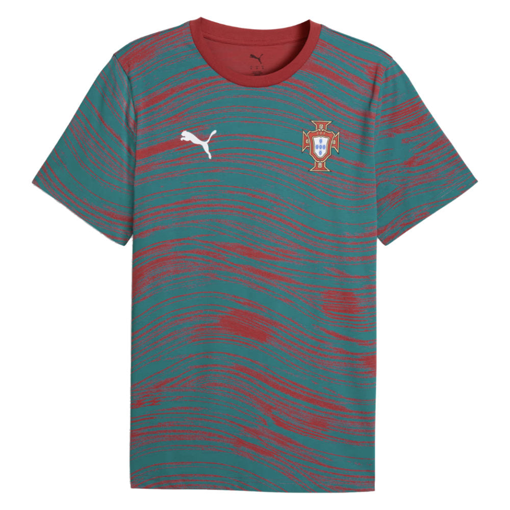 2026-2027 Portugal FtblCulture Tee AOP (Red)_0