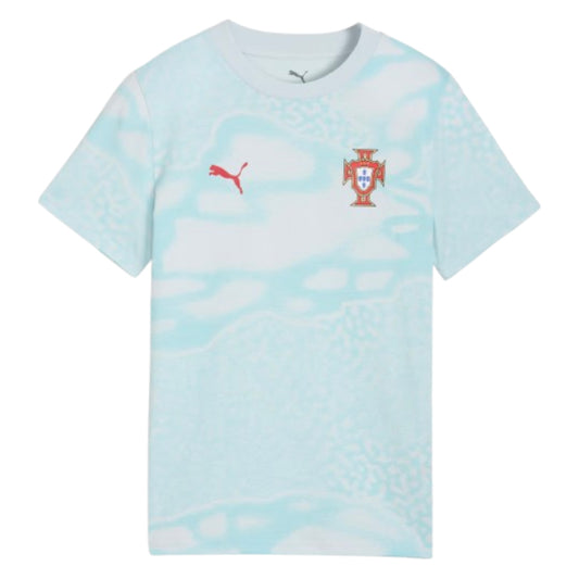 2026-2027 Portugal FtblCulture Tee AOP (Sea Glass) - Kids_0