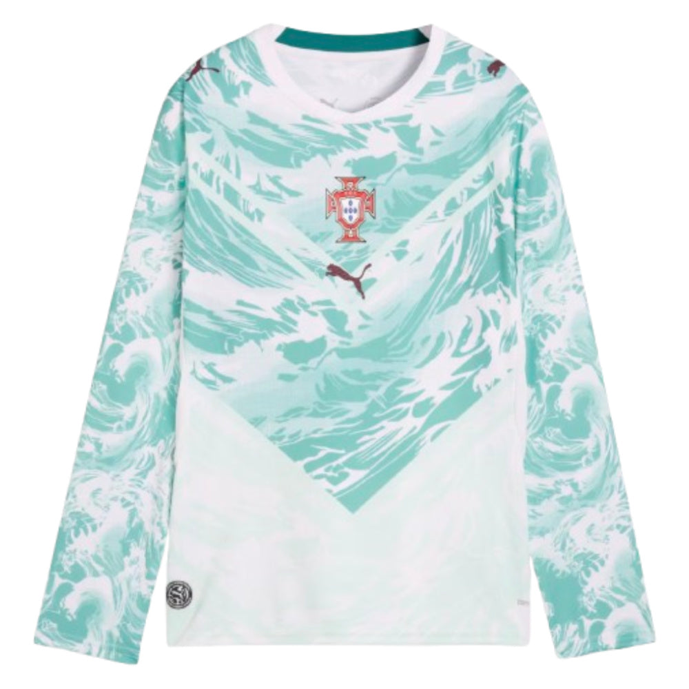 2026-2027 Portugal Long Sleeve Away Shirt (Kids)_0
