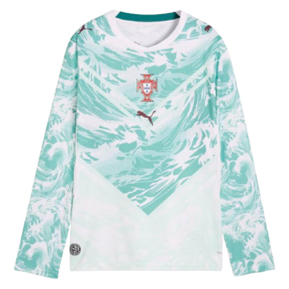 2026-2027 Portugal Long Sleeve Away Shirt (Kids)_0