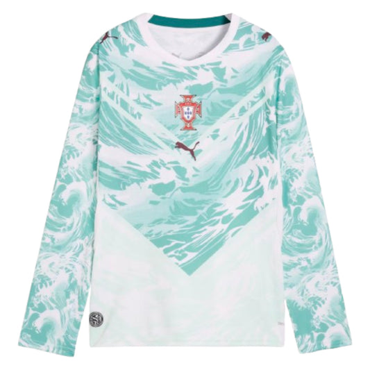 2026-2027 Portugal Long Sleeve Away Shirt (Kids)_0