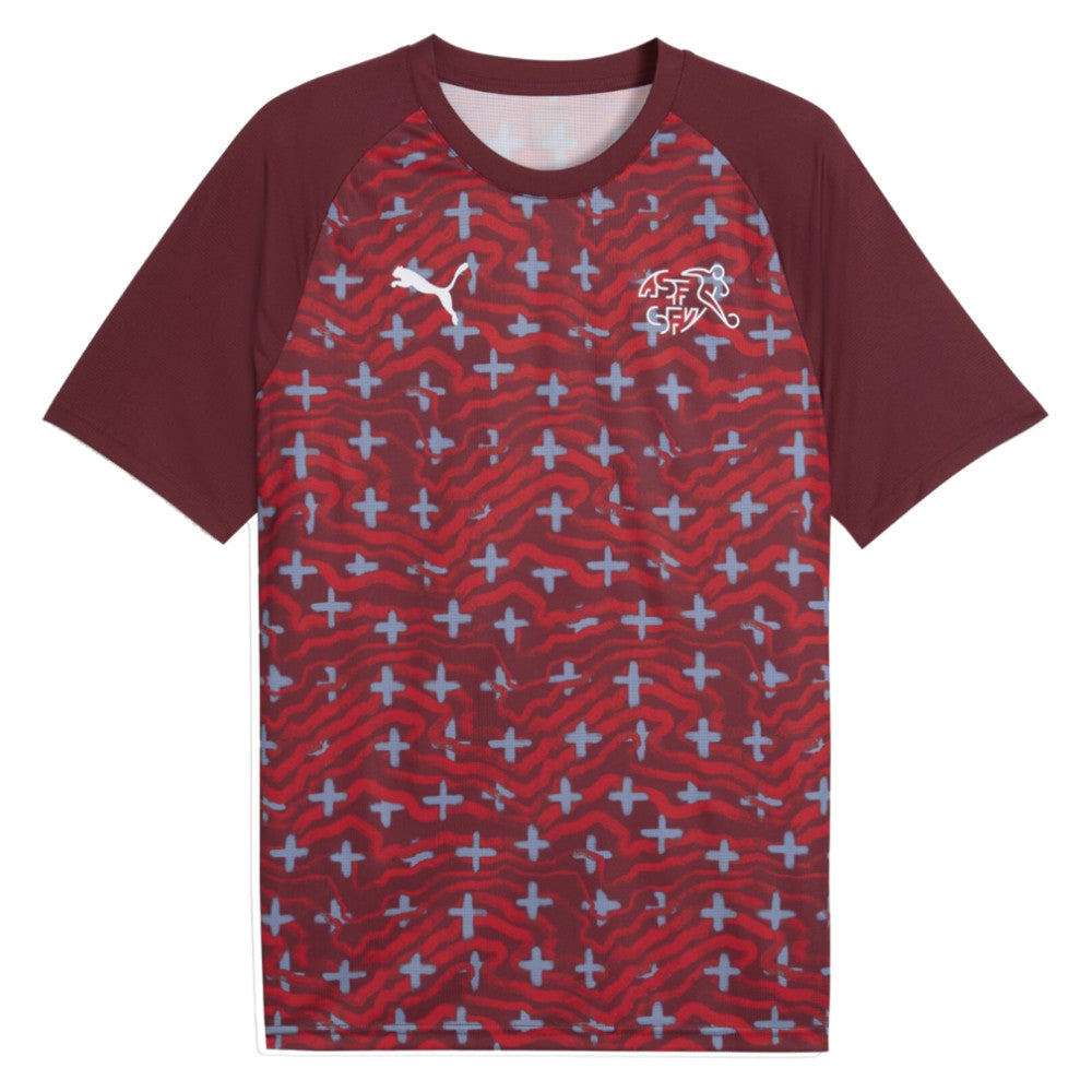 2026-2027 Switzerland Warm Up Jersey (Red)_0